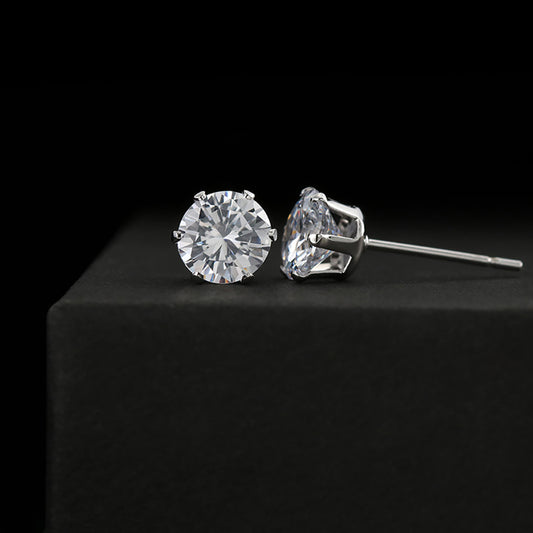 Classic Cubic Zirconia Stud Earrings – Timeless Elegance for Every Occasion