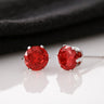 Red Cubic Zirconia Earrings – Bold Elegance for Every Occasion